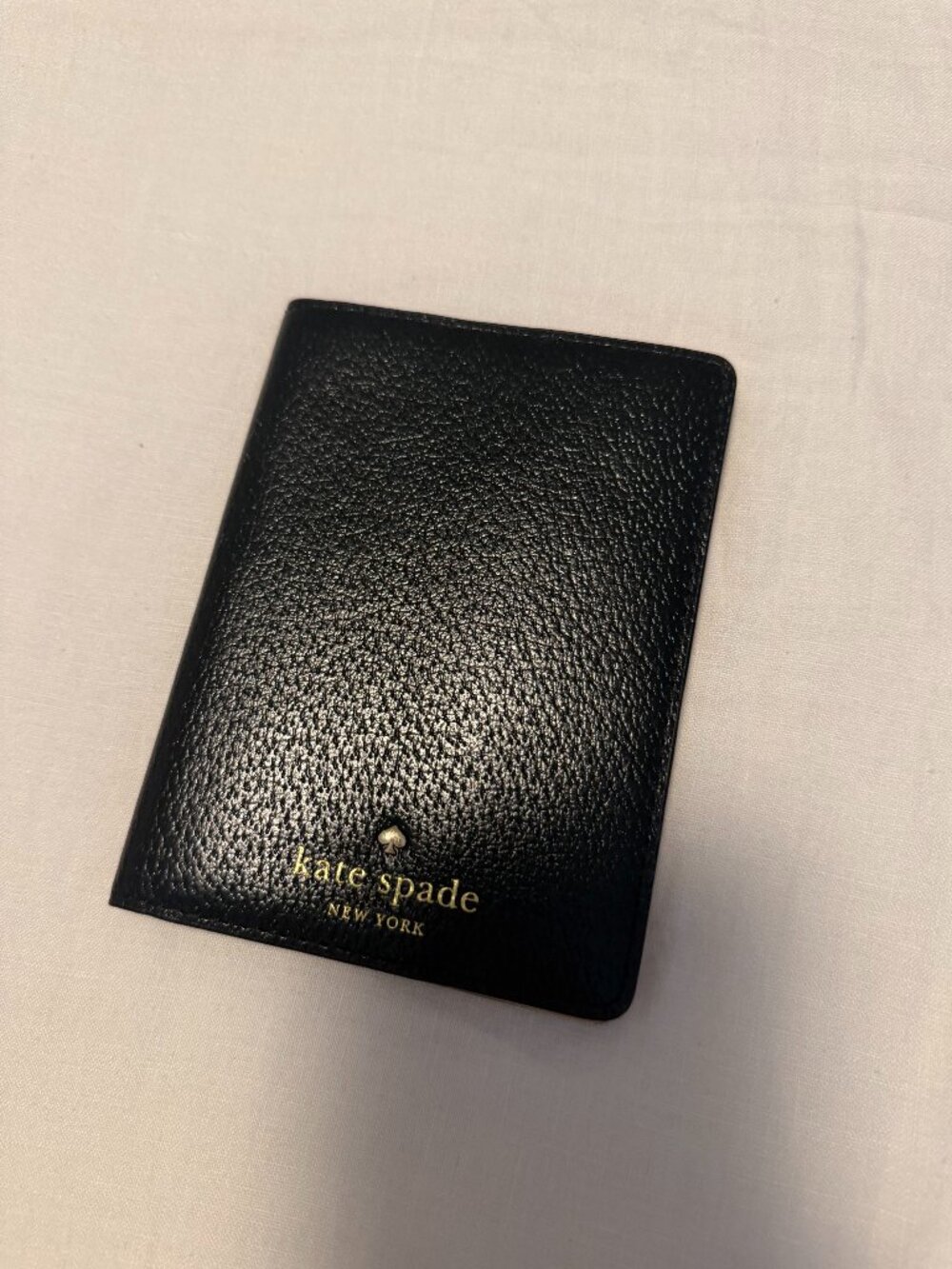 Kate Spade Black Passport Holder